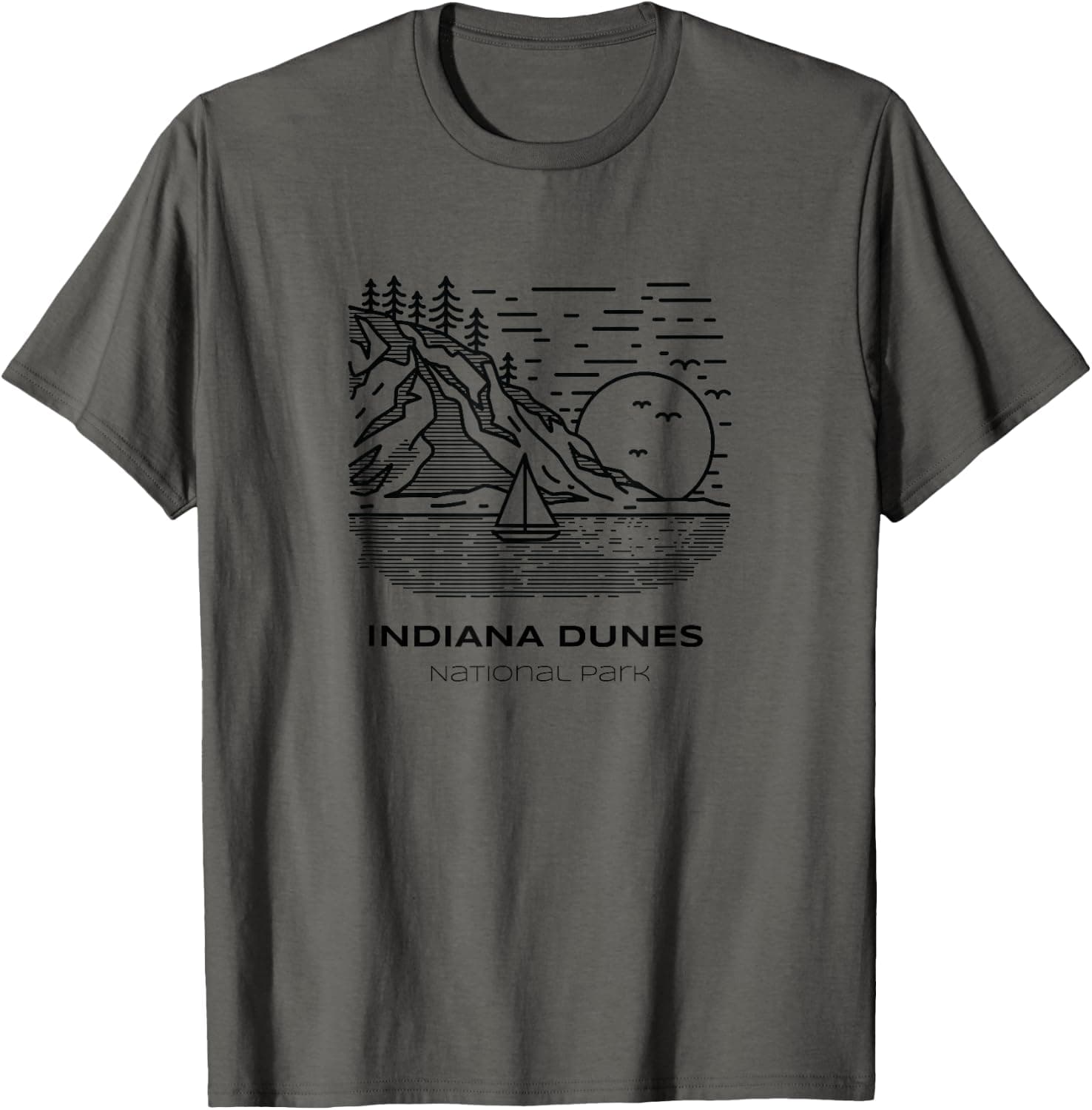 Vintage Trek Through Indiana Dunes National Park — Indiana Dunes National Park apparel design
