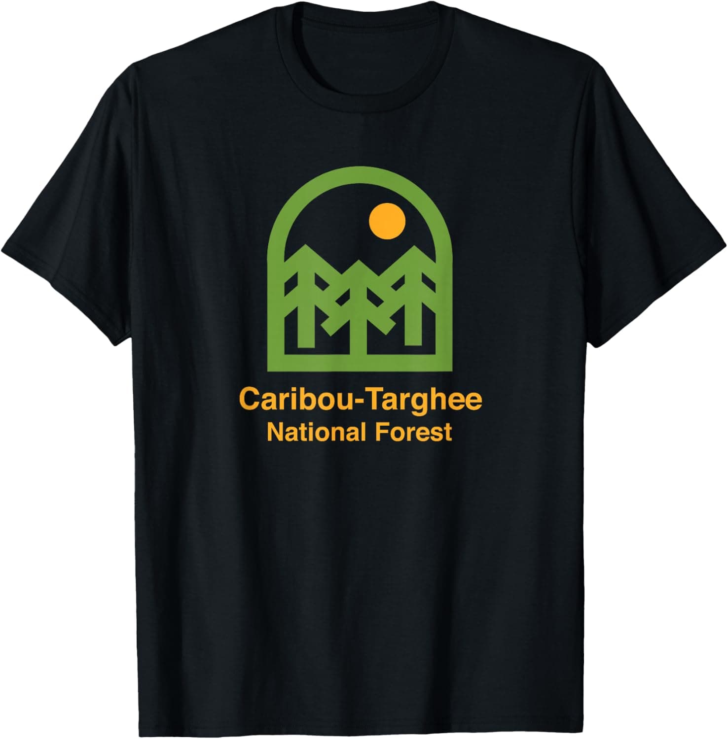 Caribou-Targhee National Forest Style Minimalist Trees — National Forests apparel design