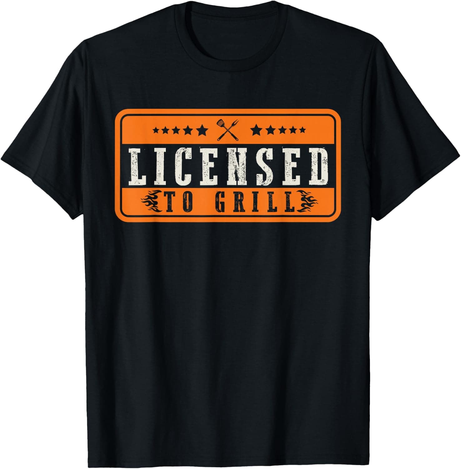 Funny Licensed To Grill BBQ — Grill Master apparel design