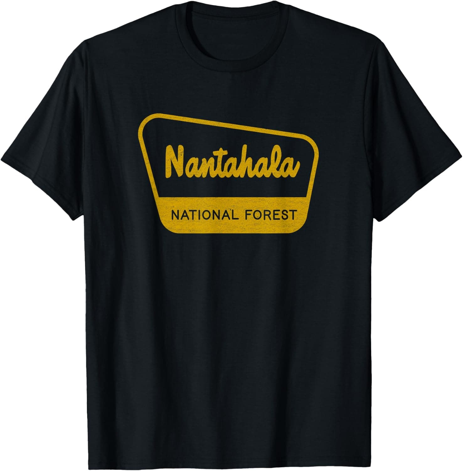 Nantahala National Forest Vintage Inspired Sign Graphic — National Forests apparel design
