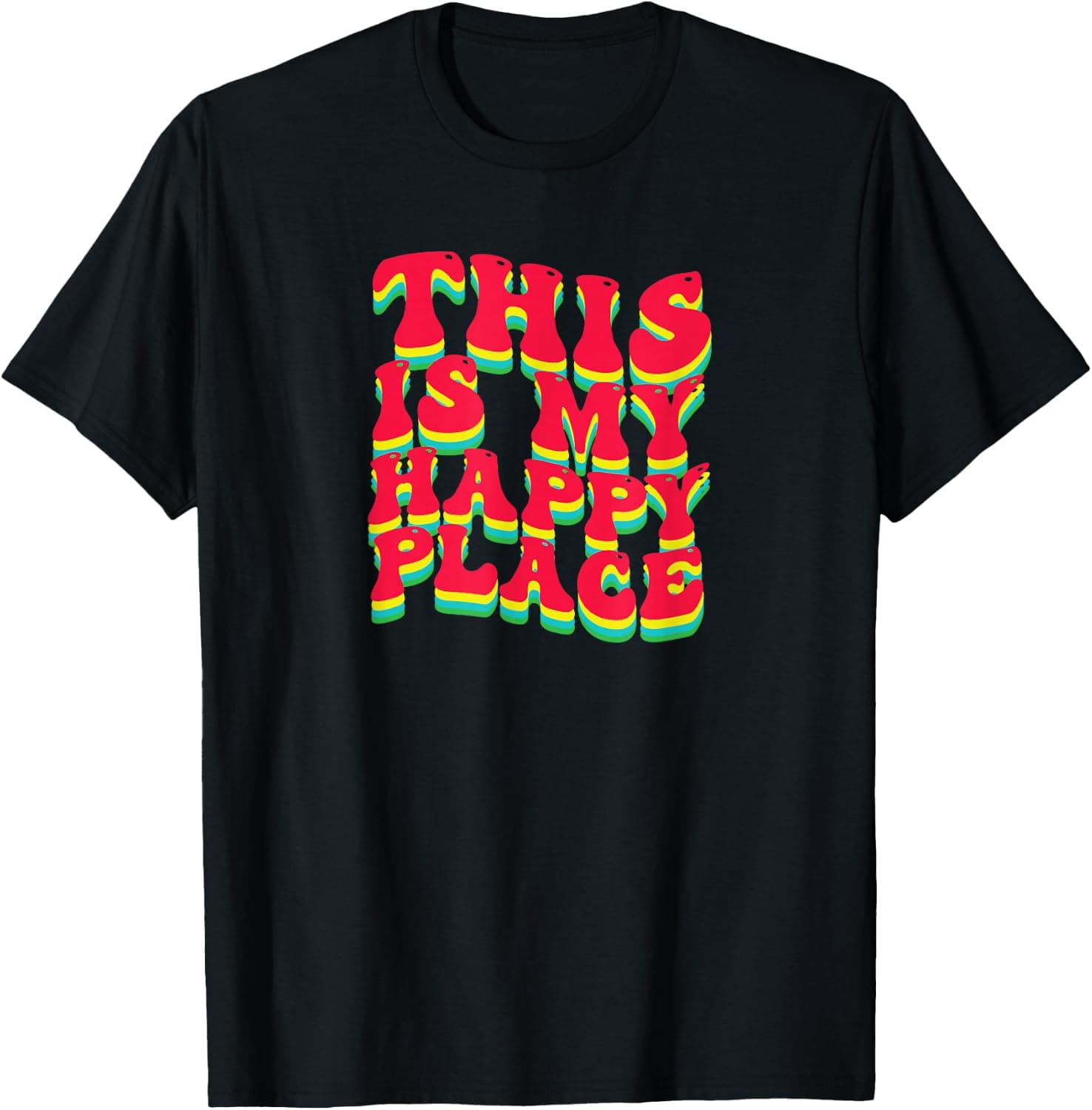 This Is My Happy Place Retro Summer Vibes — Summer Vibes apparel design