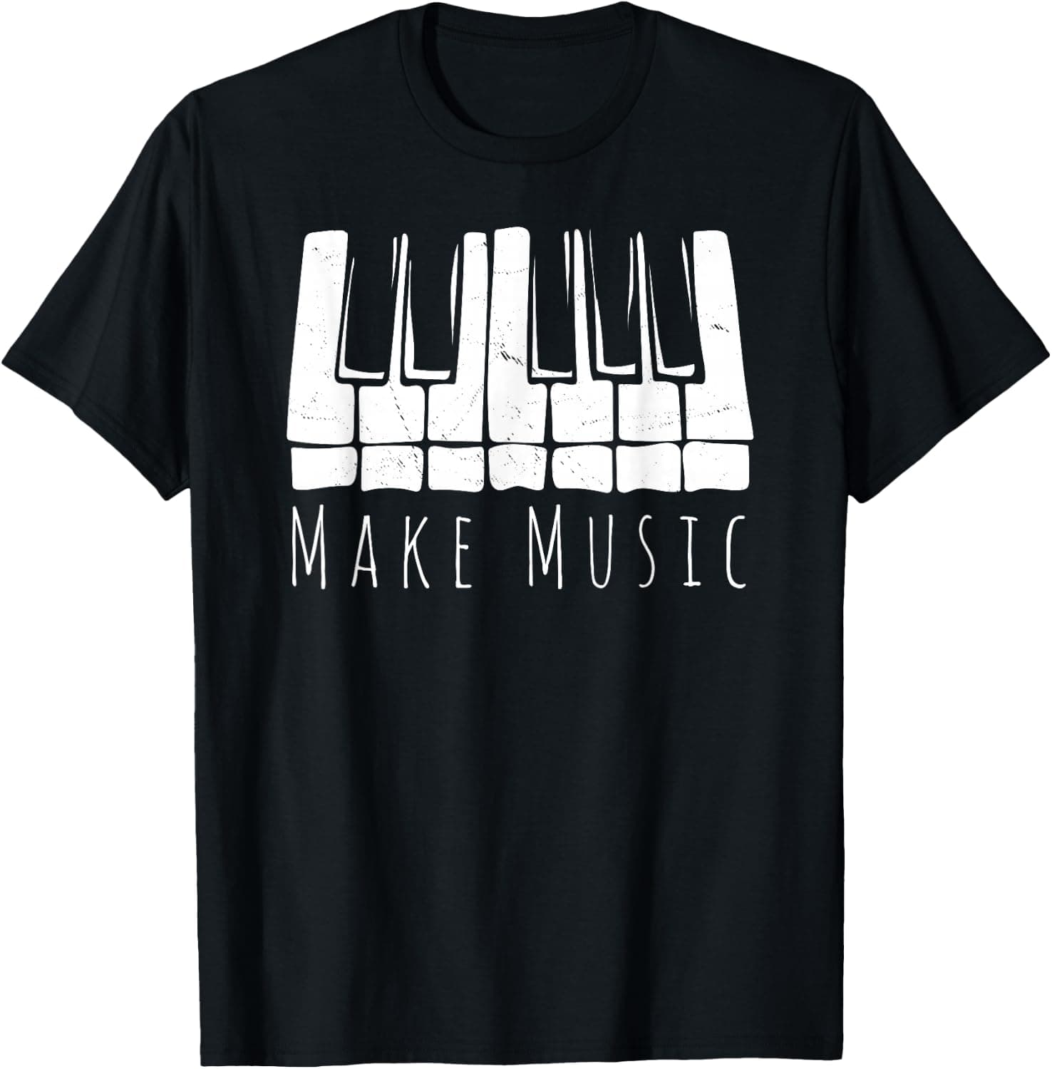 Retro Make Music Piano Keys — Piano Designs by Quorky apparel design