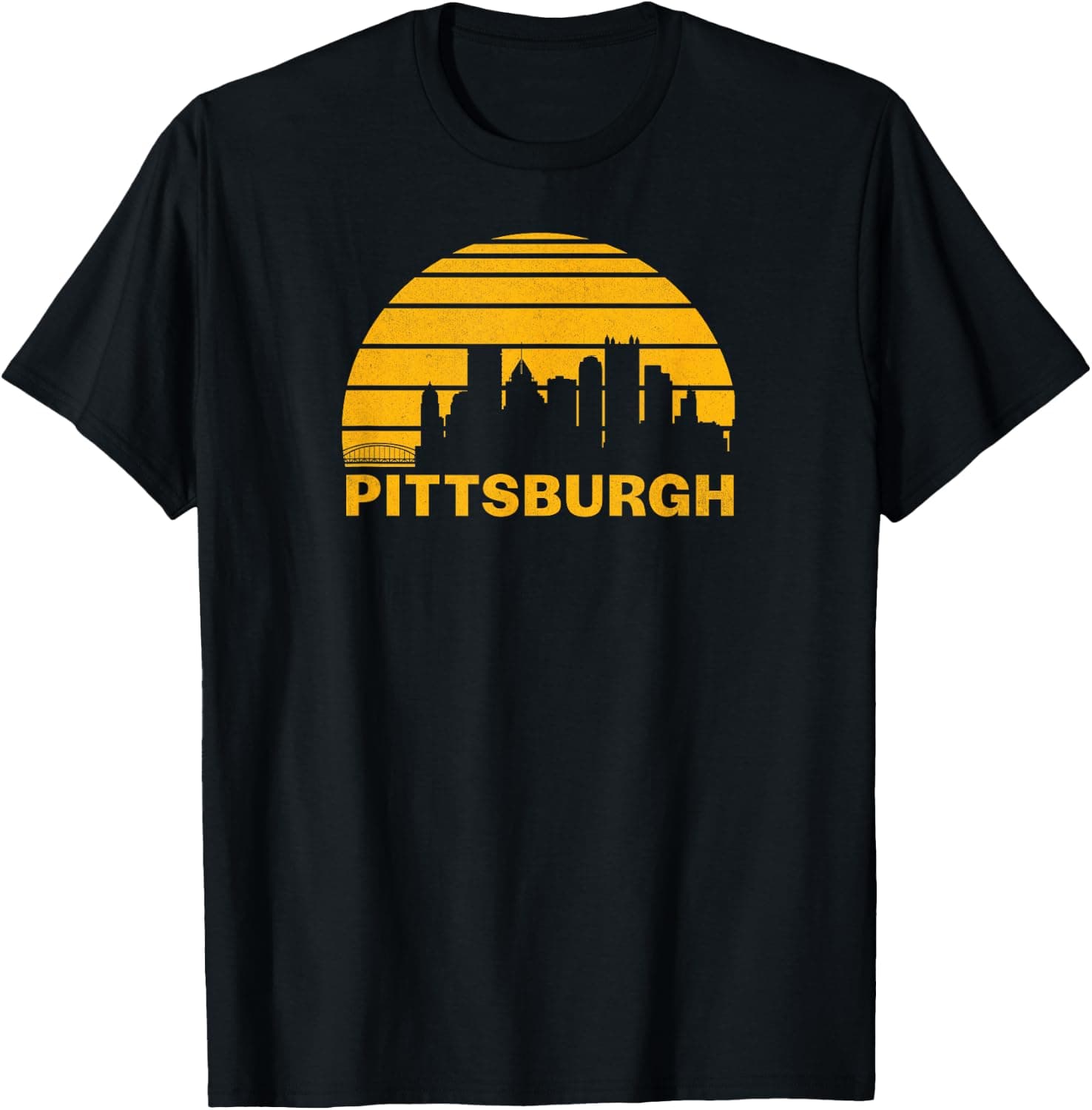 Vintage Pittsburgh Pennsylvania Cityscape Retro — Pittsburgh apparel design