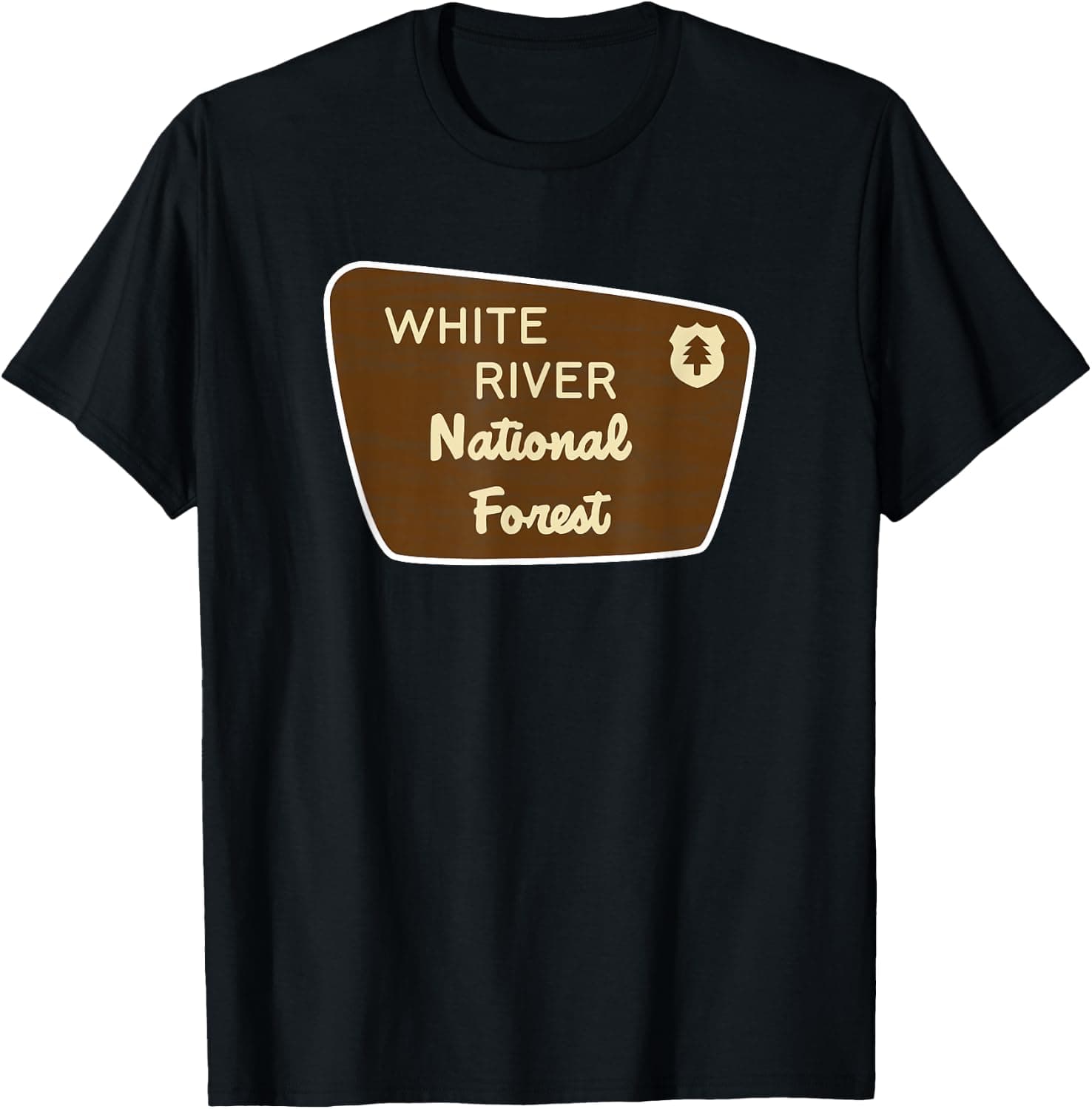 White River National Forest Sign Retro — National Parks apparel design